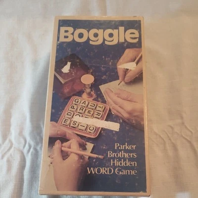 Vintage Boggle Parker Brothers 1976 Complete With Box Timer & Instructions READ - Image 1 of 4