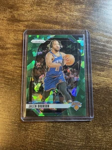 JALEN BRUNSON GREEN ICE PRIZM 2024-25 PANINI PRIZM BASKETBALL - Picture 1 of 2