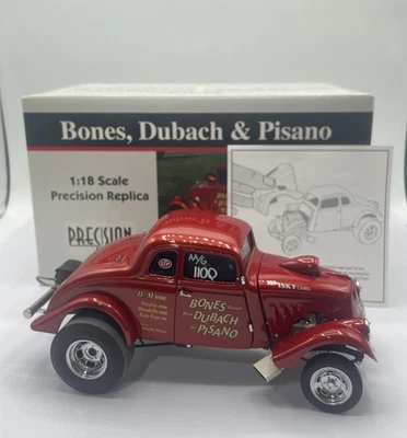 1933 Willy’s Gasser 1:18 Scale Replica Bones Dubach and Pisano MIB - Image 1 of 4