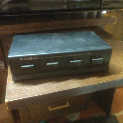 Radio Shack 40-244 High Power Stereo Control Center 4 Way Speaker Selector, Used - Image 1 of 4