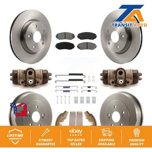 Brake Rotors Semi-Metallic Pad Drum Front Rear Kit (9Pc) For Suzuki Grand Vitara - Picture 1 of 1