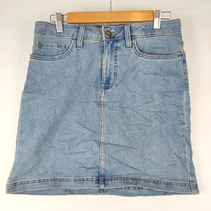 Lee Womens Denim Midi Straight Skirt W 30 Blue 100 Percent Cotton Classic - Bild 1 von 8