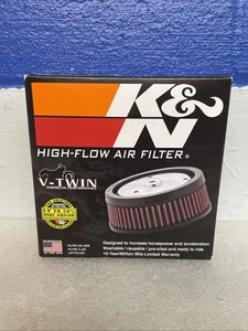 K&N HD-0800 Performance V-Twin Harley Davidson Motorcycle Air Filter New - Picture 1 of 6