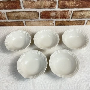 Juego de 5 cuencos de postre/berry de porcelana fina Red-Acantilado Ironstone “Hereliom” - Imagen 1 de 5