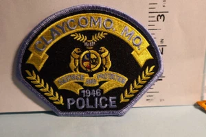 police patch   CLAYCOMO POLICE MISSOURI - Picture 1 of 1