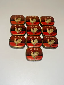 10 Boites d'aiguilles "LE COQ" pour phonographe gramophone disque 78 tours - Photo 1/6
