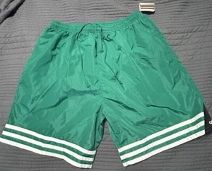 Pantalones Cortos Adidas Vintage Años 90 Para Hombre Verde Fútbol XL Tres Rayas Cordón - Imagen 1 de 9