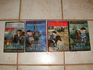 4 Rush Limbaugh Rush Revere Exceptional Americans HC Books - Imagen 1 de 1