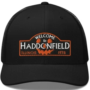 Welcome to Haddonfield - Embroidered Halloween 1978 Trucker Cap - Picture 1 of 13