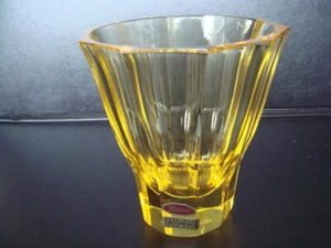 Moser Crystal Hand-Blown Cut Vase in Eldor Color - Unused Condition - Picture 1 of 4