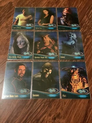 FARSCAPE SEASON 1 TRADING CARDS STARS CHASE CARD SET FS1-FS9 2000 RITTENHOUSE - Image 1 of 2