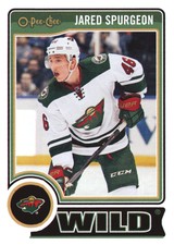 2014-15 O-Pee-Chee Wild Hockey Card #391 Jared Spurgeon