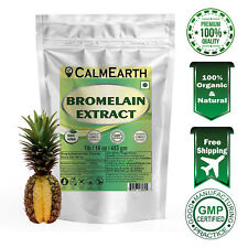 Calm Earth Bromelain Extract Powder 3000 GDU/gm Pineapple Best Results Free A+++