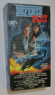 Defense Play / Last Witness / Ninja Trailer Promo VHS Tape NEW SEALED 1980's TWE - Image 1 of 4