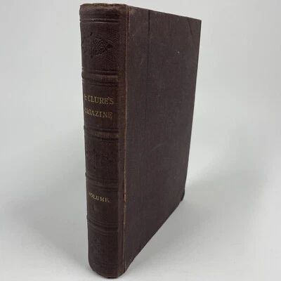Antique McClures Magazine Collection Bound Hardcover Weis Binder 1800s - Image 1 of 4