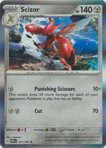 Scizor 141/197 OBF Obsidian Flames Pokemon Card NM - Imagen 1 de 1