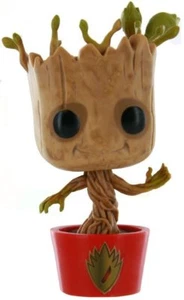 GUARDIANI DELLA GALASSIA DANZANTI GROOT POP! TESTA BOBBLE IN VINILE - ESCLUSIVA EE - Foto 1 di 4