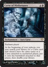 1x Light Play, English Regular Curse of Misfortunes Dark Ascension magicmtg