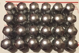 1988-2025 GMC Sierra Factory OEM Lug Nuts X24 14X1.5mm Thread EXPOSED LUGS NICE - Picture 1 of 4
