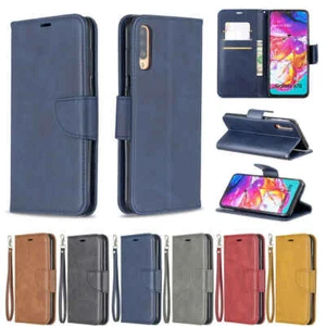 For Samsung Galaxy A20E A30 A40 A50 A70 Leather Flip Magnetic Wallet Case Cover - Picture 1 of 24