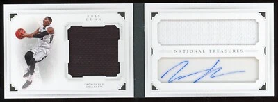 Parche automático Kris Dunn 2016 National Treasures #d 32/49 Collegiate Providence Foto 1 de 2