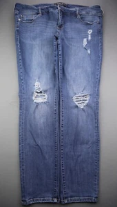 Women's 2017 Torrid Premium Jeans Mid Rise Skinny Distressed Sz Plus 20R (41x31) - Picture 1 of 10