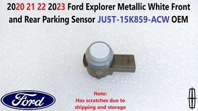 2020-2023 Ford Explorer Metallic White Front Rear Parking Sensor JU5T-15K859-ACW - Image 1 of 4