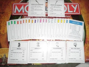 Titelurkunde Karten für Herr der Ringe Trilogie Collectors Edition Monopoly Spiel - Bild 1 von 3