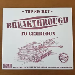 Memoir '44 Breakthrough to Gembloux incl RARE Envelop - Bild 1 von 4
