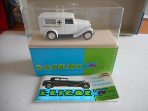 Eligor 1021 Citroen Ambulance 1934 1:43 + Box + Leaflet - Picture 1 of 6