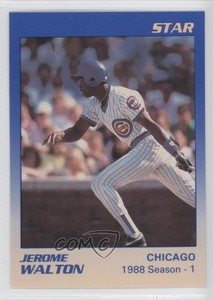 1989 Star Jerome Walton Jerome Walton 1988 Season 1 #5 Rookie RC