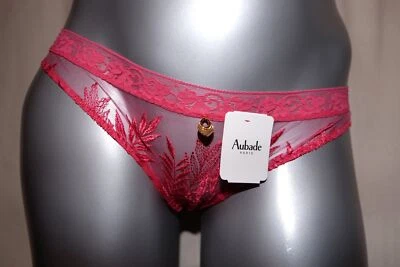 AUBADE Hüftstring String Tanga PARENTHÈSE TROPICALE LB26 joy pink rosa NEU - Bild 1 von 2
