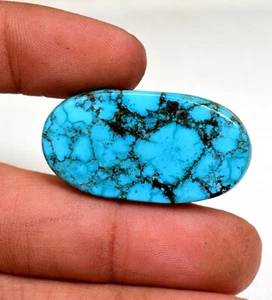 Natural Blue Bisbee Turquoise Cabochon 40.45 Ct Loose Gemstone - Picture 1 of 5