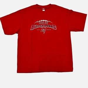 NFL Tampa Bay Buccaneers Red T Shirt Size XL - Picture 1 of 3