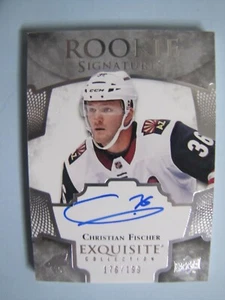 Christian Fischer 2017-18 Upper Deck Exquisite Autographed Rookie Signatures  - Picture 1 of 2