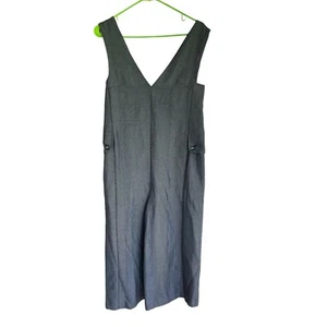 Anthropologie Cartonnier Jumpsuit Wide Leg Cropped Strip V Neck szExtra Small - Picture 1 of 6