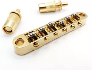 1 Set Tune-O-Matic Gitarrensteg Roller Sättel für LP SG ES E-Gitarre Gold - Bild 1 von 8