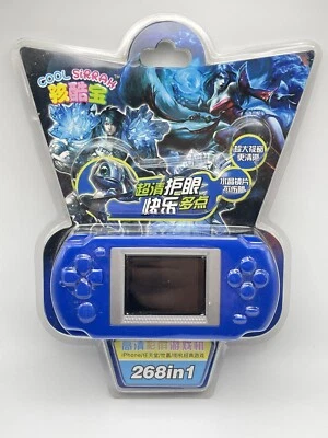 Portable Classic Video Game 268 in 1 Nintendo Cool Sirrah Blue HKB-502 Handheld - Image 1 of 4