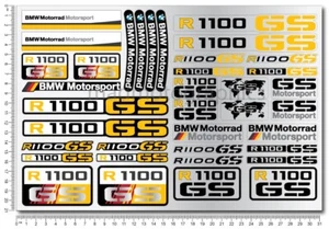 bmw R1100 gs motorcycle motorrad decal sticker set quality stickers R1100GS - Picture 1 of 3