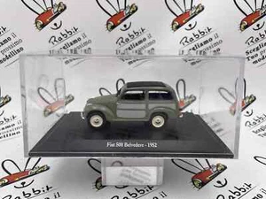DIE CAST " FIAT 500 BELVEDERE - 1952 " + BOX 2 1/43 FIAT STORY - Picture 1 of 2