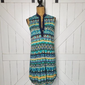 Anthropologie Hutch Boho Sleeveless Dress Geometric Design Women's Small * - Picture 1 of 12