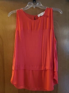 Michael Kors Coral Tank Top w/bottom layers size M - Picture 1 of 3