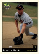 1991 Pulaski Braves Classic/Best #9 Lansing Marks