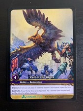 World of Warcraft WoW TCG Promo - EA Extended Art Call of the Grove