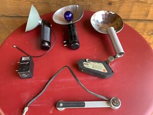 Vintage Camera Accessories Lot | Argus Flash Attachment | Bolsey Tester | + More