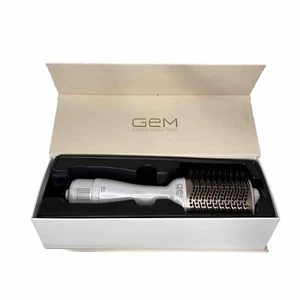 Gem Hot Air Brush Blowout Dry Style Add Volume Ceramic Barrel 3 Speed Cool Hot - Foto 1 di 9