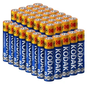 Kodak AAA Batterien LR03 40er Pack 1,5V lange Dauer Max Super Alkaline Batterien - Bild 1 von 9