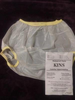 Pantalones de plástico para adultos Foto 1 de 3