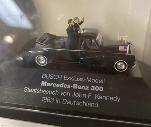 RARE Busch MERCEDES-BENZ 300 John F Kennedy 1.87 - Picture 1 of 4