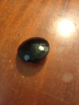 Single Hole Black Large Button  54mm - Image 1 of 4